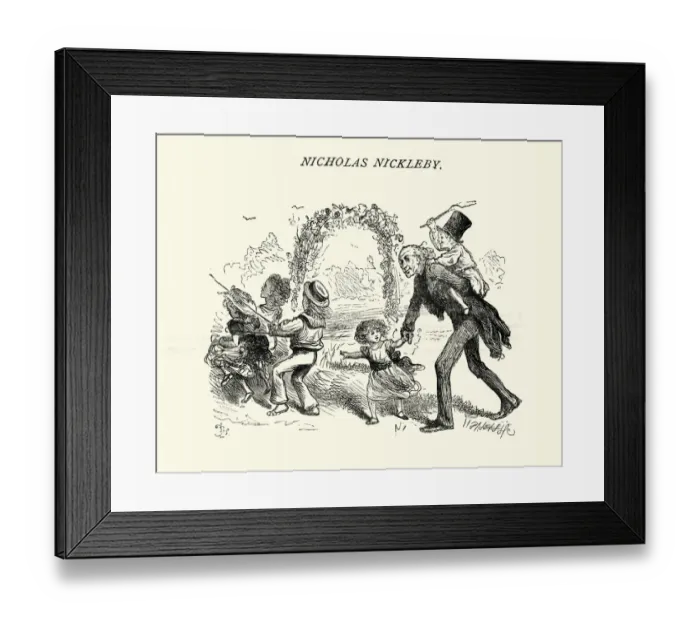 Framed Print : Dickens, Nicholas Nickleby Framed Print : Dickens, Nicholas Nickleby