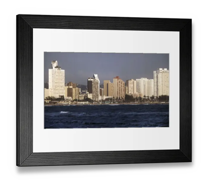 Framed Print : Africa, Southern Africa, South Africa, Durban, Cityscape View Of Town Framed Print : Africa, Southern Africa, South Africa, Durban, Cityscape View Of Town
