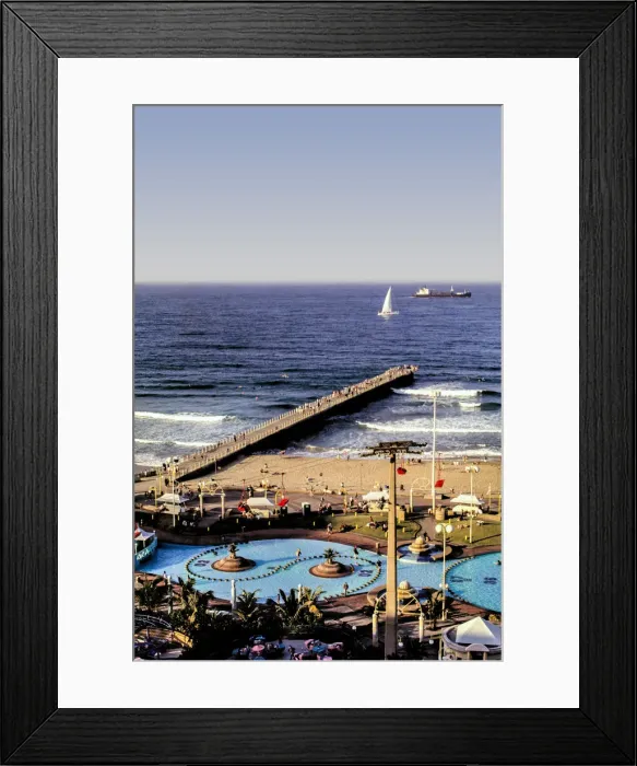 Framed Print : The Durban Beachfront Framed Print : The Durban Beachfront