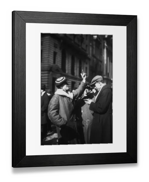 Framed Print : Winter Traders Framed Print : Winter Traders