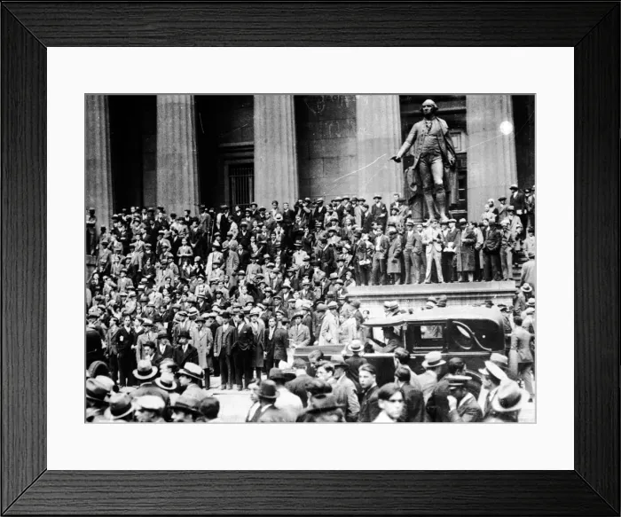 Framed Print : Wall Street Crash Framed Print : Wall Street Crash
