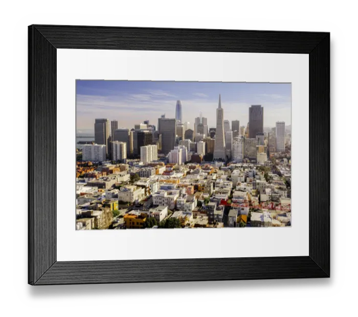 Framed Print : Downtown San Francisco Skyline 2020 Framed Print : Downtown San Francisco Skyline 2020