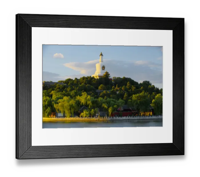 Framed Print : Beihai Park (North Sea), Beijing, China Framed Print : Beihai Park (North Sea), Beijing, China