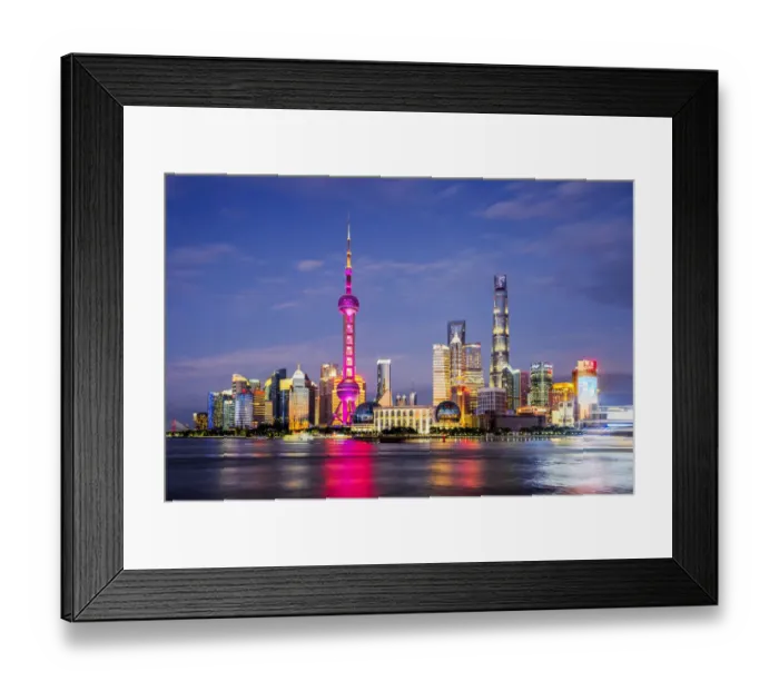 Framed Print : Shanghai Skyline - Lujiazui, Pudong Framed Print : Shanghai Skyline - Lujiazui, Pudong