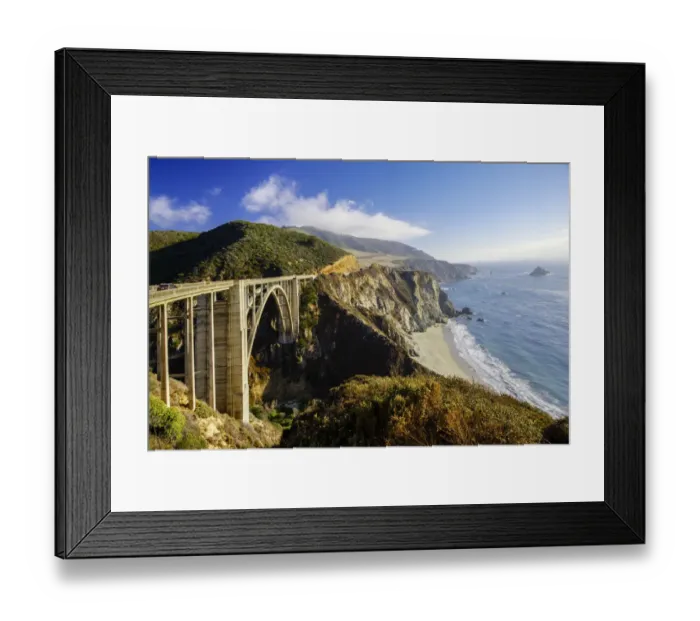 Framed Print : Big Sur, California Golden Coast Framed Print : Big Sur, California Golden Coast