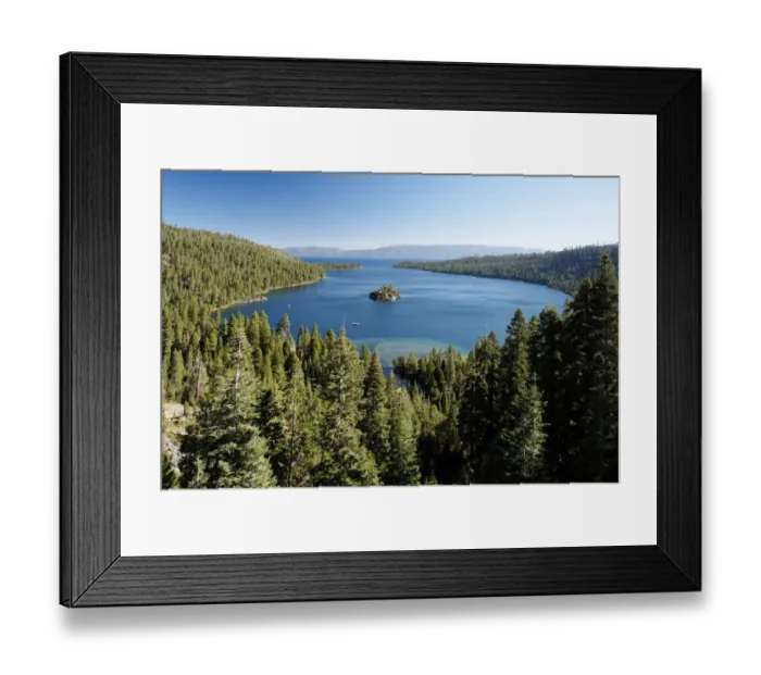 Framed Print : Emerald Bay State Park, Lake Tahoe Framed Print : Emerald Bay State Park, Lake Tahoe