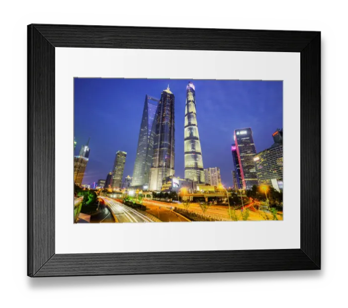 Framed Print : 3 Giants - Luijiazui - Downtown Shanghai Framed Print : 3 Giants - Luijiazui - Downtown Shanghai