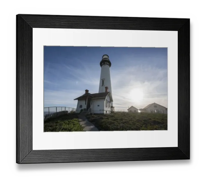 Framed Print : Pigeon Point Lighthouse - California - USA
