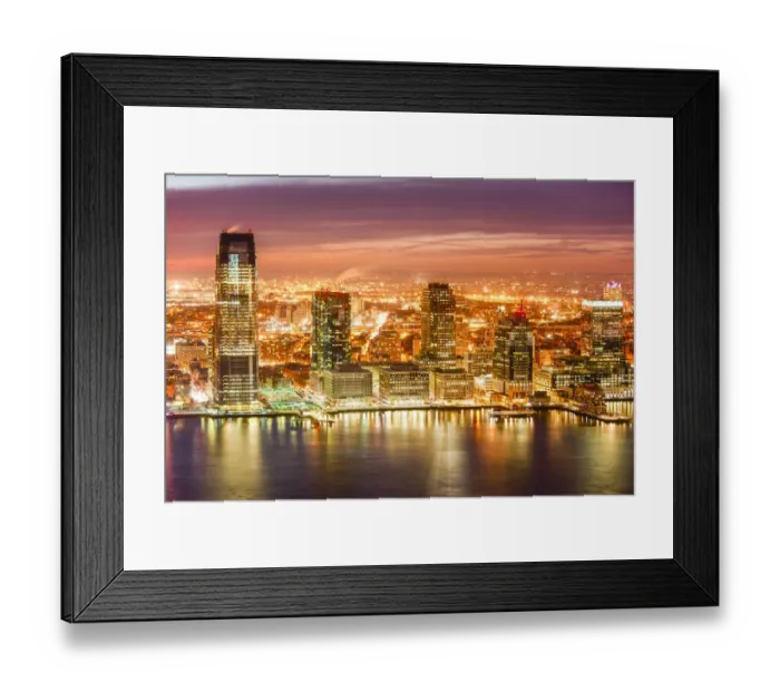 Framed Print : Jersey City - New Jersey - Waterfront Framed Print : Jersey City - New Jersey - Waterfront