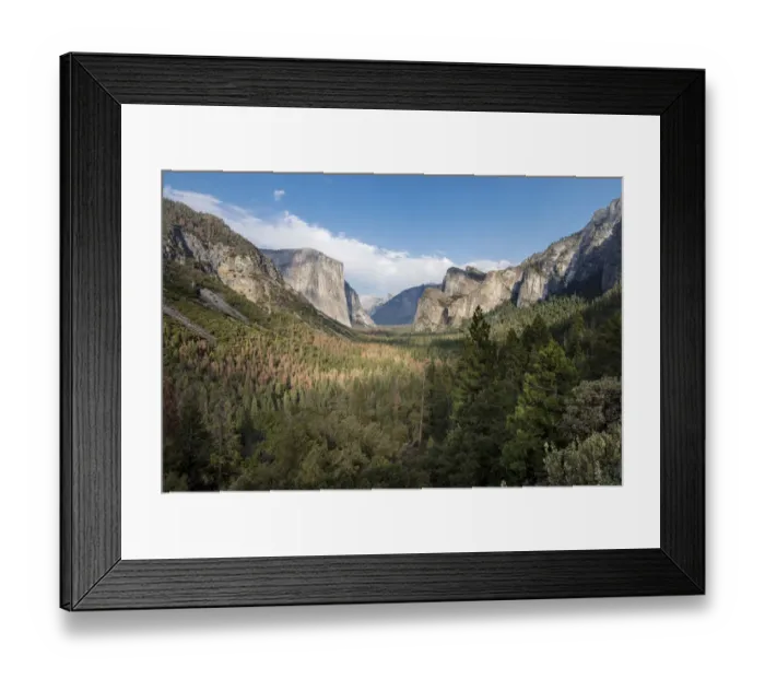 Framed Print : Yosemite National Park - Tunnel View Framed Print : Yosemite National Park - Tunnel View