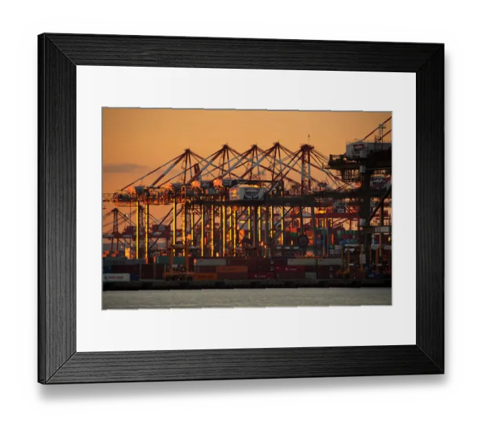 Framed Print : Port Terminal Framed Print : Port Terminal