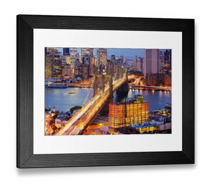 Framed Print : Iconic Brooklyn Bridge Framed Print : Iconic Brooklyn Bridge