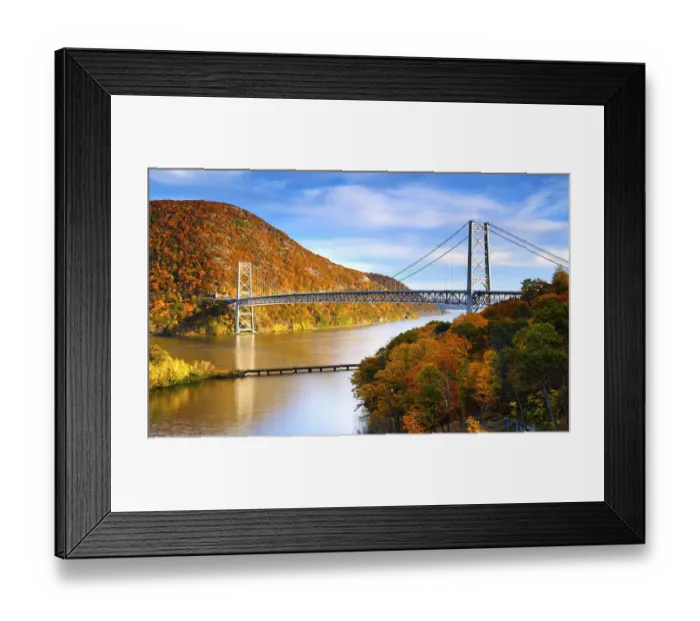 Framed Print : Bear Mountain Bridge Closeup Framed Print : Bear Mountain Bridge Closeup