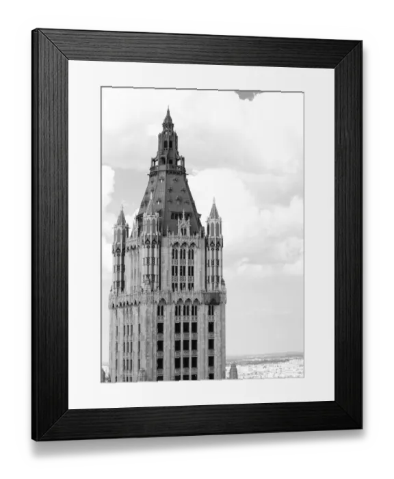 Framed Print : Woolworth Building Architectural Detail Framed Print : Woolworth Building Architectural Detail
