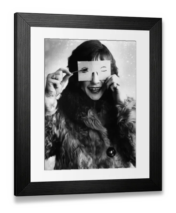 Framed Print : Eyelash Stencil Framed Print : Eyelash Stencil