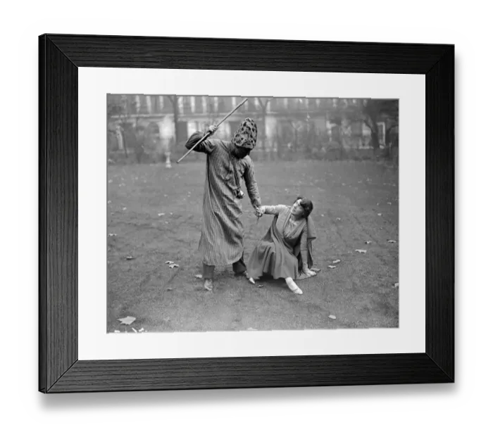 Framed Print : Witch Doctor Mask