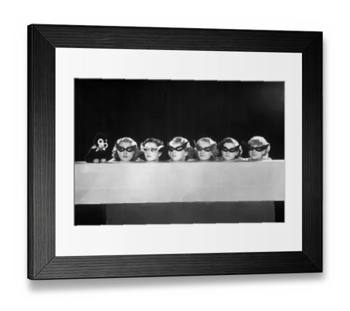 Framed Print : Block Heads Framed Print : Block Heads