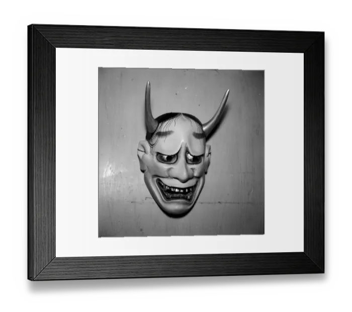 Framed Print : Haunya Mask