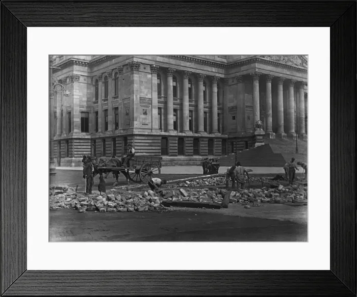 Framed Print : Digging Up Road Framed Print : Digging Up Road