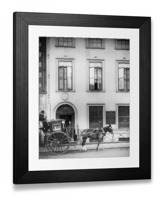 Framed Print : Blue Plaque House