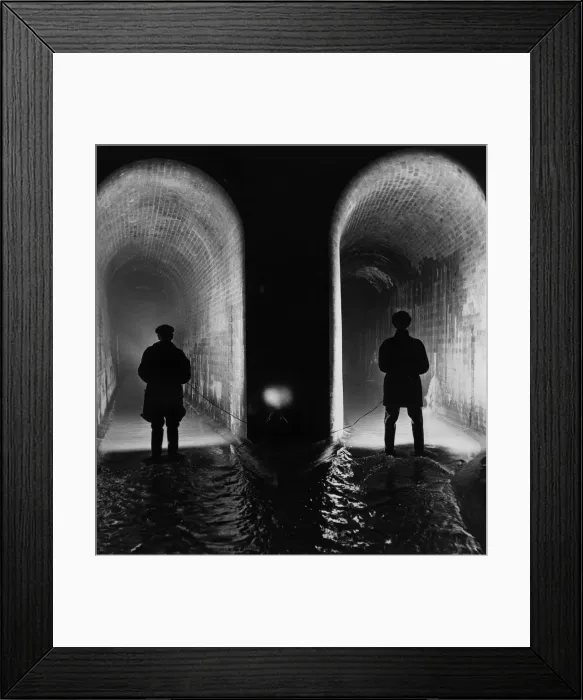 Framed Print : Sewer Examination Framed Print : Sewer Examination