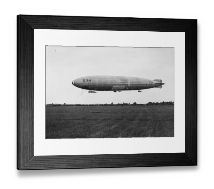 Framed Print : R34 Airship Landing Framed Print : R34 Airship Landing