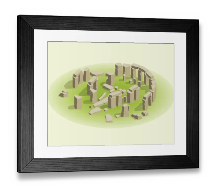 Framed Print : Stonehenge, a Prehistoric Monument, 165980251