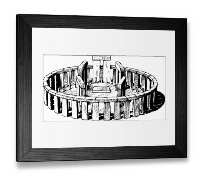 Framed Print : Stonehenge, a Prehistoric Monument, 165750176 Framed Print : Stonehenge, a Prehistoric Monument, 165750176