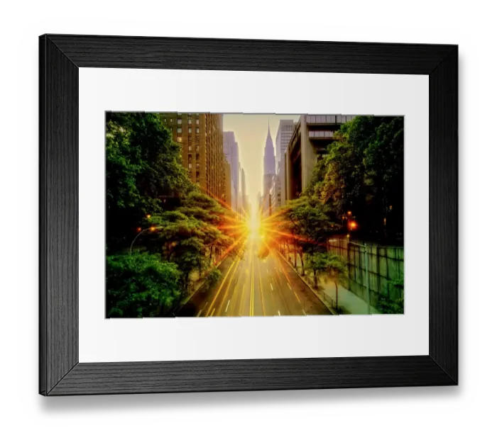 Framed Print : Manhattanhenge Framed Print : Manhattanhenge