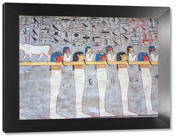 Mural paintings in tomb of Ramses I