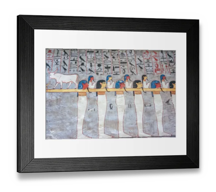 Framed Print : Mural paintings in tomb of Ramses I Framed Print : Mural paintings in tomb of Ramses I