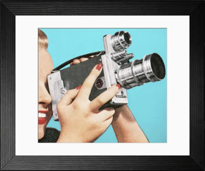Framed Print : Video Camera Framed Print : Video Camera