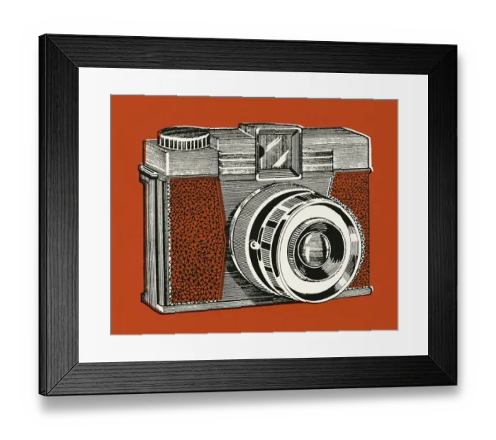 Framed Print : Camera