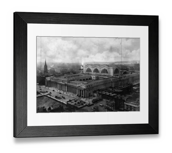 Framed Print : Pennsylvania Station
