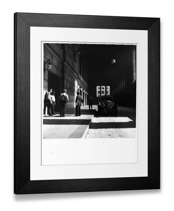 Framed Print : Car At Penn Station In New York City Framed Print : Car At Penn Station In New York City