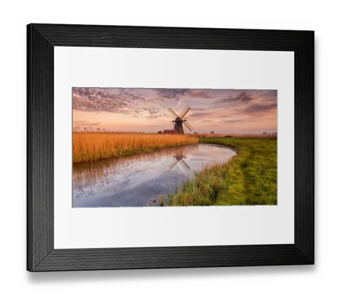 Framed Print : Reflection of a Suffolk Winmill Framed Print : Reflection of a Suffolk Winmill