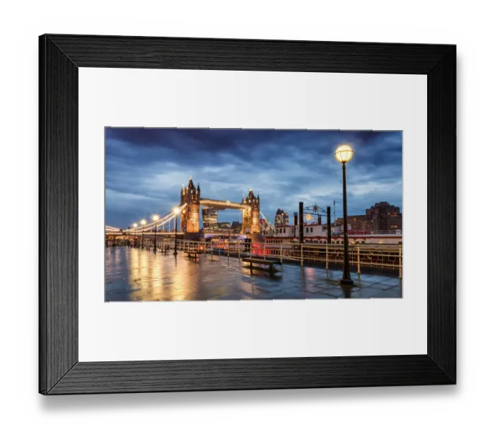 Framed Print : Butlers Wharf Pier