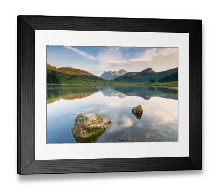 Framed Print : Mirror. Lake District, UK. August 23 2015