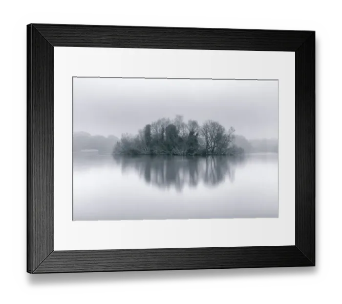 Framed Print : Misty Island Framed Print : Misty Island
