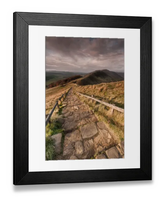 Framed Print : View from Mam Tor Framed Print : View from Mam Tor