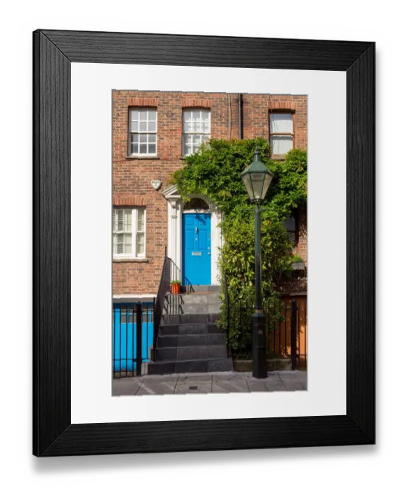 Framed Print : Blue. Chelsea, London, UK. June 22, 2019