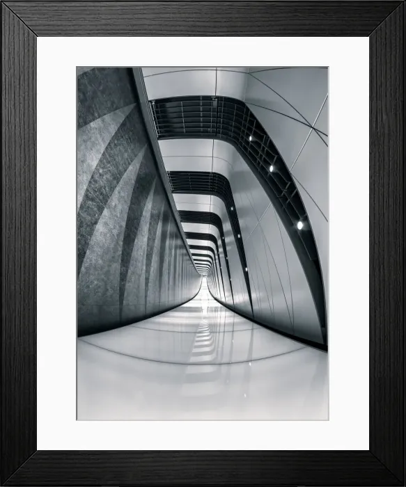 Framed Print : King Cross Light Tunnel I Framed Print : King Cross Light Tunnel I