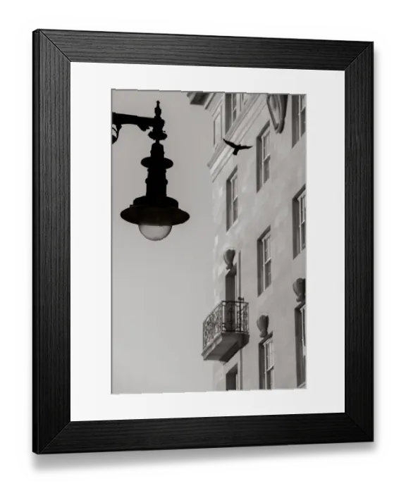 Framed Print : Grey Metropolis Framed Print : Grey Metropolis