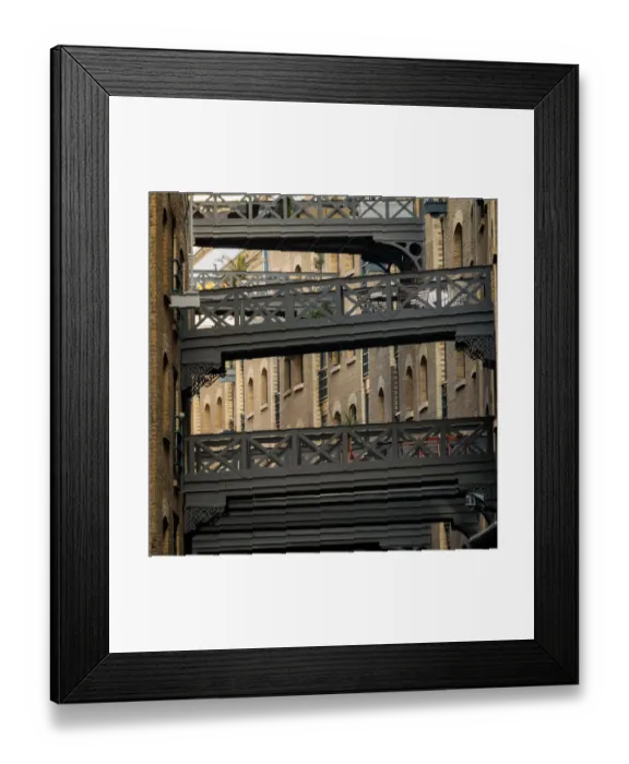 Framed Print : Elevated. Shad Thames, London, UK. Mar 17 2019 Framed Print : Elevated. Shad Thames, London, UK. Mar 17 2019