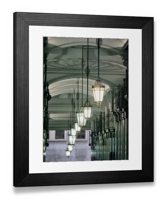 Framed Print : Burlington Lamps