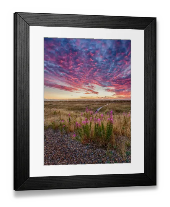 Framed Print : Suffolk Beach at Sunrise Framed Print : Suffolk Beach at Sunrise