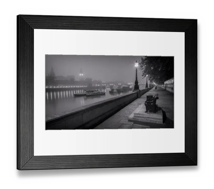 Framed Print : Misty Westminster Framed Print : Misty Westminster