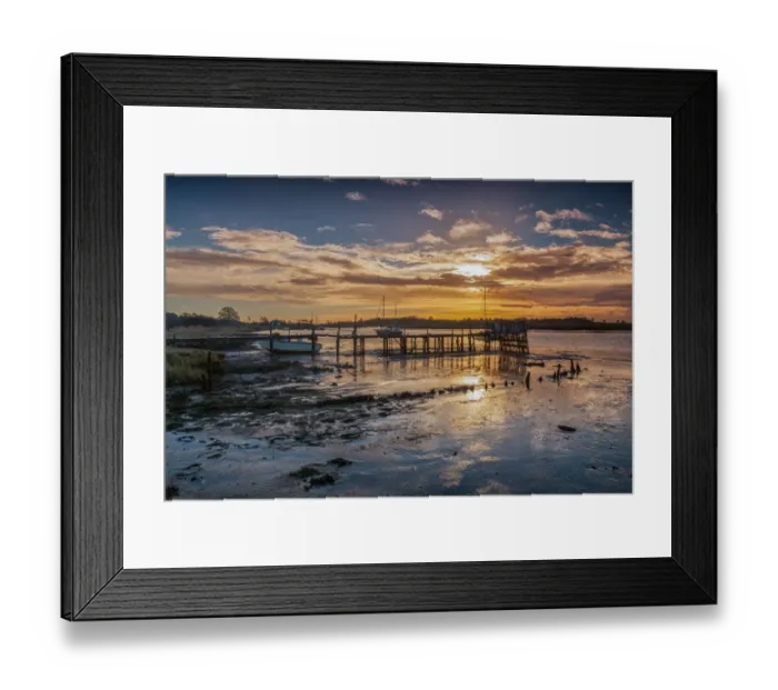 Framed Print : Creek. Alresford Creek, Alresford, Colchester, UK Framed Print : Creek. Alresford Creek, Alresford, Colchester, UK