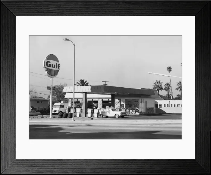 Framed Print : Petrol station Framed Print : Petrol station