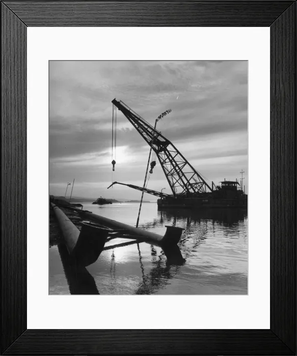 Framed Print : Industry Silhouette Framed Print : Industry Silhouette